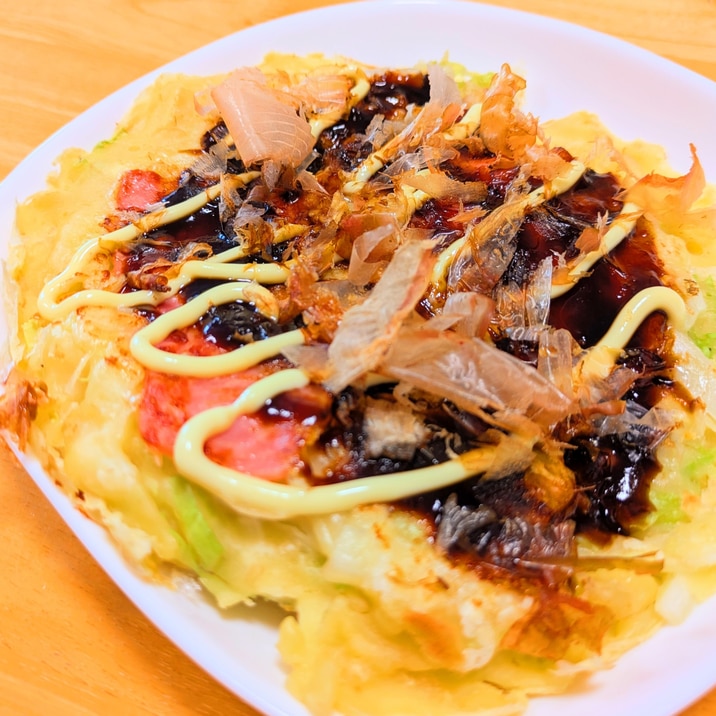 家にあるもので作るお好み焼き